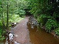 Ten Mile Run crossing Canal Road, just before its mouth