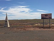 Tropic of Capricorn on the Diamantina Developmental Road, Amaroo, Queensland