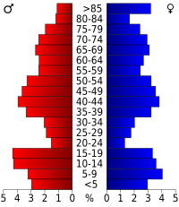 Pyramide des âges.