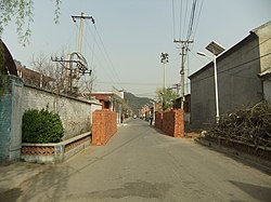 Jianyan Village on the west of the town, 2011