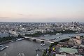 River Thames and Waterloo Bridge, with National Theatre, centre-right