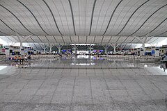 Interior of Shenzhen North railway station, 2012