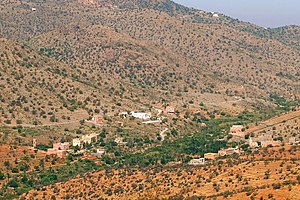 Aldeia a sul de Ait Baha, na estrada para Tafraout