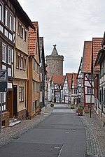 Untere Fulder Gasse mit Leonhardsturm