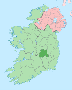 Location of County Laois