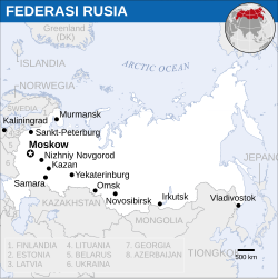 Lokasi Rusia