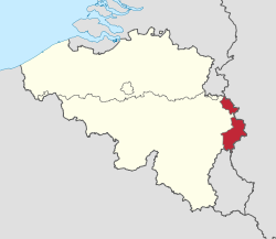 Location of German-speaking Community