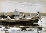 Boys in a Dory, 1873 (24,8 × 35,2 cm)