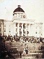 Image 48The inauguration of Jefferson Davis in Montgomery on February 18, 1861. (from History of Alabama)