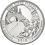 Blue Ridge Parkway quarter