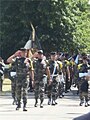 Parade of Companies of the 2nd Marine Regiment, change of command.