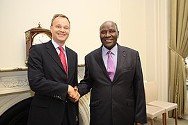 Foreign Office Minister Mark Simmonds with Prime Minister of Cote d'Ivoire, H.E Mr Daniel Kablan Duncan in London, 11 June 2013..jpg