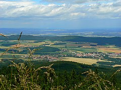 Hego Bohemiako ikuspegia Kleť menditik