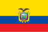 The flag of Ecuador