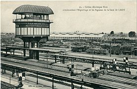 La gare vers 1928.