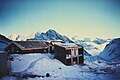 Renovation of Monte Leone hut in 1989 and 1990