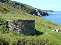 Lime kiln at Mwnt