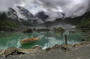 Beeld van die jaar 2011: Die Bondhusmeer in Noorweë.