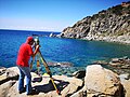 Image 33Surveyor using a total station (from Geomatics)