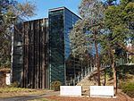 Embassy in Canberra (at rear)