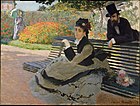 Camille Monet on a Garden Bench, 1873, Metropolitan Museum of Art, New York.