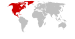 Lage Nord- und Mittelamerikas