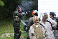 MARSOC wives participate in a simulated raid during Jane Wayne Day