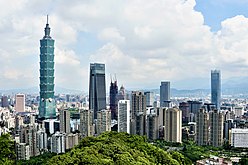 Taipei City is the capital of Taiwan, with a population of 2.6 million.