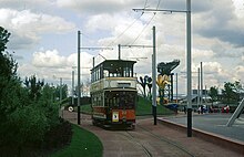 Tram at Glasgow Garden festival in 1988