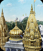 The Kashi Vishwanath Temple was destroyed by the army of Delhi Sultan Qutb ud-Din Aibak.[215]