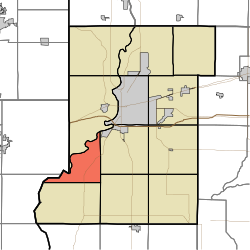 Location in Vigo County