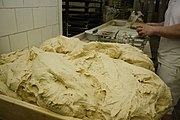 1: Cutting and weighing the dough