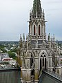 Español: Torre posterior de la Catedral de La Plata vista desde la Torre de Jesús a 65 m de altura.