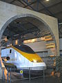 Image 69 Credit: Xtrememachineuk The Channel Tunnel is a 31 mile long rail tunnel beneath the English Channel connecting England to France. More about the Channel Tunnel... (from Portal:Kent/Selected pictures)