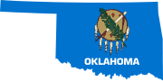 Thumbnail for File:Flag map of Oklahoma.svg