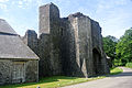 Ewenny Priory exterior, south Wales.