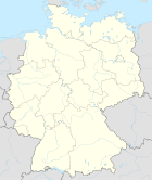 Deutschlandkarte, Position der Stadt Rostock hervorgehoben