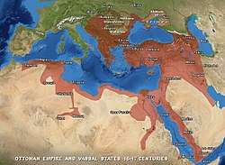 Location of Sublime Ottoman State