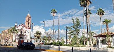 Church of San Blas in Pabellón de Hidalgo.