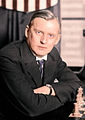 Alexandre Alekhine, joueur d'échecs (1892-1946).