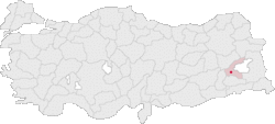 Bitlis na mapě