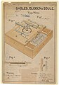 1868 patent drawing for the Sholes, Glidden, and Soule typewriter.