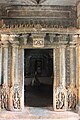 Ornate eastern doorway to the closed hall (mahaamantapa) from the open hall (sabhamantapa)