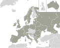 Eurovision events map (2024-present) Kakhovka Dam is blown up, draining the Kakhovka Reservoir