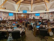 Interior during a session