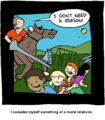 Image 36Saturday Morning Breakfast Cereal panel, by Zach Weinersmith (from Wikipedia:Featured pictures/Artwork/Others)
