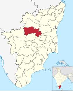 Location in Tamil Nadu