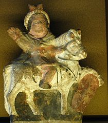 Sur un cheval et victorieux. Musée du Louvre.