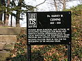 Marker near Harvey W. Cushing's grave (Cleveland Ohio, USA)