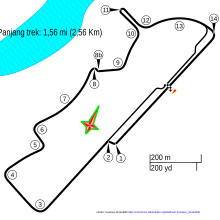 Layout of the Putrajaya Street Circuit